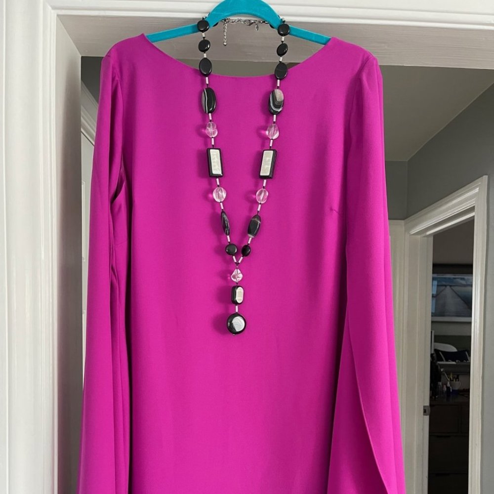 RALPH Lauren Cocktail Dress Size 18 MAGENTA. Brand New with tags. RARE color